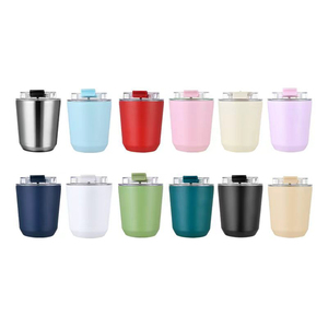 Tasse à café mini en acier inoxydable de 280 ml, 10e génération, isolée sous vide, portable, avec logo personnalisé - Product Image 6