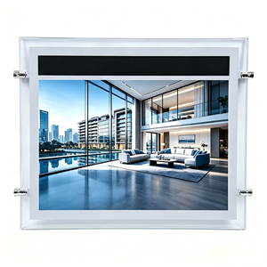 Boîte à lumière en cristal rectangulaire A3 personnalisée avec LED pour l'affichage d'affiches de cinéma, publicité, boîte à lumière - Product Image 3