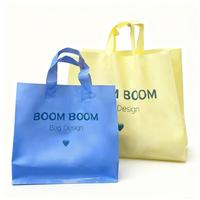 Sacs de courses personnalisés en LDPE avec poignée en patch GRS, sacs à soufflet latéral pour supermarché avec votre propre logo