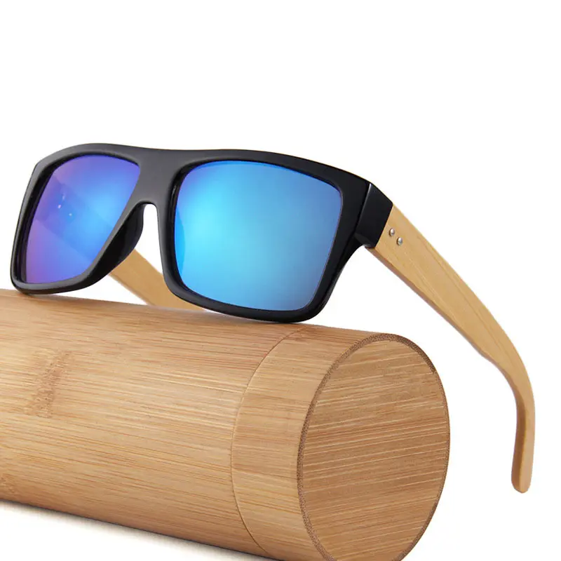 2023 Mode hochwertige Sonnenbrille Retro Holz Bambus Bein Brille Männer und Frauen Sonnenbrille des gleichen Stils