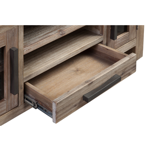 ATLAS Brand Luxury Wooden <b>TV</b> Unit 2 Doors 1 <b>Drawer</b> Oak Classical Living Room Furniture Direct Supply Vietnam Top Home Storage - Product Image 6