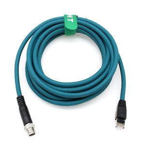 Câble Ethernet HangTon M12 8 broches X Code Mâle vers RJ45 CAT7e Gigabit pour caméra de lecture Baumer Cognex - Product Image 2