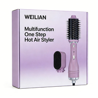Sèche-cheveux brosse ionique en céramique professionnel 8 en 1, styler à air chaud, brosse thermique, brosse sèche-cheveux en une seule étape