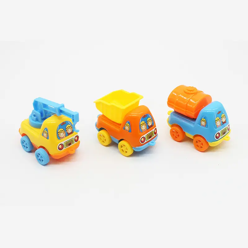 1:64 Set Mainan Telur Kejutan Kapsul Mini, Mainan Kendaraan Tarik Mundur untuk Anak-anak