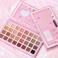 Großhandel 32 Farben Natürliche Kontur-Lidschattenpalette Erdtöne Schimmer Matt Feiner Glitzer Bühnen-Make-up Maquillaje
