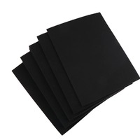 Feuille de mousse noire haute densité pour emballage de boîte à outils personnalisée, matériau de protection antichoc pour le stockage d'équipements photo
