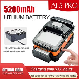 ZHUOSHI Fiber Optical Fusion Splicer AI-5A Core Alignment <b>Machine</b> 5200mAh Battery Powered for Telecom Repair - Product Image 6