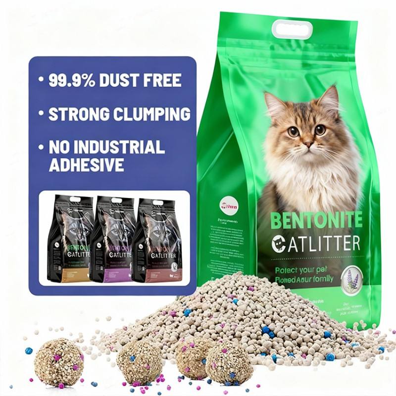 PrimePaw Organic Bentonite Cat Litter Spherical Odorless Low Dust ...