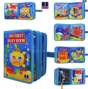 Libro Sensorial de Fieltro del Mundo Marino Montessori 2026, Nuevo Diseño, para Niños Pequeños, Educación Temprana - Product Image 2