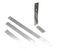Bandes et tôles métalliques en acier inoxydable sur mesure, bandes perforées, pliage, soudage et accessoires de fixation