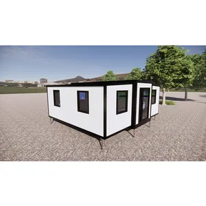 Collapsible And Expandable 20ft Container House: Prefabricated Flat Pack For Australia