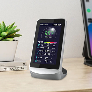 Đa chức năng không khí Tester với hệ thống báo động, 9 thông số co/CO2/PM2.5/formaldehyde/nhiệt độ/độ ẩm chất lượng không khí màn hình - Product Image 5
