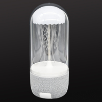 Lampu Meja Kecil Pelindung Mata Cahaya Lembut Suara Stereo 3D Surround Sound Lampu LED Olahraga Speaker Bluetooth Jellyfish