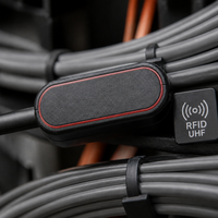 Lecteur-scanner RFID portable pour le suivi des actifs informatiques et l'inventaire, terminal portable avec antenne fine étendue pour centre de données