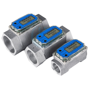 Đồng hồ đo nhiên liệu điện tử 1 "1.5" 2 "Đồng hồ đo lưu lượng tuabin kỹ thuật số với độ chính xác cao cho động cơ <span class=keywords><strong>diesel</strong></span>, xăng, dầu nhiên liệu, nước - Product Image 1