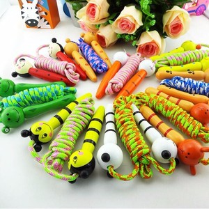 Bán buôn động vật phim hoạt hình gỗ bỏ qua đồ chơi Rope xử lý thông minh jump rope cho trẻ em - Product Image 2