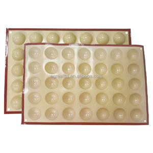 OEM 40 Cavity Round Cylinder Chocolate Cake Molds Bpa Free Moulds Cake Silicone Mold for <b>Cookie</b> Cake - Product Image 1