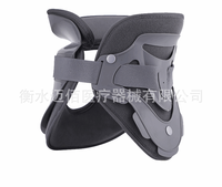 Attelle cervicale à traction de type divisé, réglable, pour correction et maintien, avec panneau composite en maille et plastique médical, modèle de soutien cervical