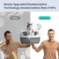 Éliminateur automatique d'odeurs de litière pour chien et chat Désodorisant électrique à air frais Capteur intelligent avec LED pour la santé de l'haleine