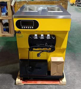 Sunmax thương mại 2 + 1 hương vị bảng Top chất lượng tốt thép không gỉ ba hương vị giá rẻ mềm phục vụ máy làm kem - Product Image 5