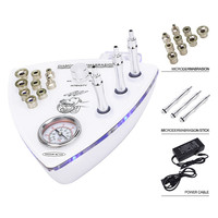 Machine professionnelle de microdermabrasion au diamant pour le visage, avec aspiration et jet d'oxygène, pour le rajeunissement et l'hydratation de la peau du visage et des yeux