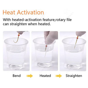 منتج جديد: ملفات نيتي دوارة حرارية نشطة لطب الأسنان، ذهبية، 6 قطع/العلبة، ملفات دوارة لثلاث سنوات، أداة لُبية - Product Image 4