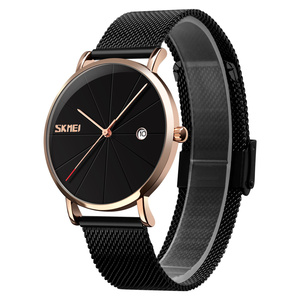 Reloj cronógrafo cuadrado para hombre, reloj de pulsera de lujo de acero inoxidable, esfera negra con fecha, reloj de cuarzo resistente al agua 30M - Product Image 1