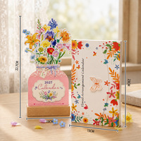 Mini Calendriers 2027, Calendrier de Bureau 2027, Calendrier Mural 2027, Calendrier Motivationnel 365 Jours, Calendrier de Bureau 22 x 17, Calendrier de Bureau Rotatif 3 Parties Personnalisé