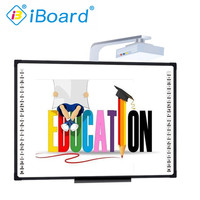 Cadre tactile de tableau blanc d'usine chinoise 84 86 96 102 120 pouces tableau blanc interactif portable tableau blanc intelligent avec projecteur