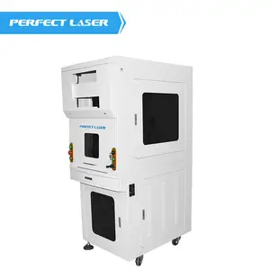 Perfect Laser - Full Enlcosed Model 50Watt 30W 20W Desk Type laser marking engraving machine/laser marking machine for industry