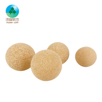 Promotion d'usine 50-180mm boule de Yoga en liège naturel pour Massage et exercice équipement d'exercice de qualité supérieure