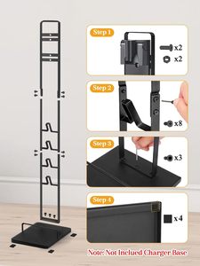 Soporte de Almacenamiento Metálico para Aspiradoras Inalámbricas <span class=keywords><strong>Dyson</strong></span> V15 V12 V11 V10 V8 V7 V6 DC30 DC31 DC35 DC58 <span class=keywords><strong>DC62</strong></span> DC74 - Product Image 5