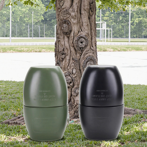 Set <span class=keywords><strong>di</strong></span> Bottiglie d'<span class=keywords><strong>Acqua</strong></span> Portatili da 920ml in PE per Alimenti, Impermeabili, Ultra-leggere, Ecologiche, Smontabili in 2 Pezzi con Copertura per Escursionismo e Campeggio - Product Image 5