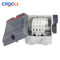 Boîtier de jonction extérieur étanche IP65 en aluminium moulé Crocll modèle KSE pour instruments électroniques