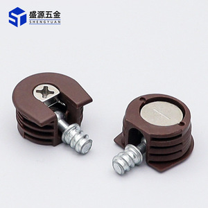 Shengyuan <b>Shelf</b> Support Clips <b>Plastic</b> With Screws For Furniture Cabinet Partition Board Mounting Hardware Accessories - Product Image 3