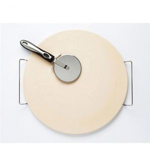 Piedra para <span class=keywords><strong>Pizza</strong></span> para Fuego Abierto de 38 cm, Parrilla de Hierro Fundido Económica de Acero, 40 cm, Ecológica y Antiadherente, Kit de Herramientas Casero, Mercado Mundial - Product Image 1