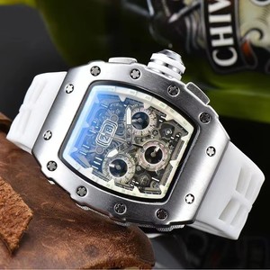 Thương Hiệu Hàng Đầu Đa Chức Năng Tonneau Mens Đồng Hồ Sang Trọng Không Thấm Nước Cổ Điển Chronograph Thể Thao Đồng Hồ - Product Image 5