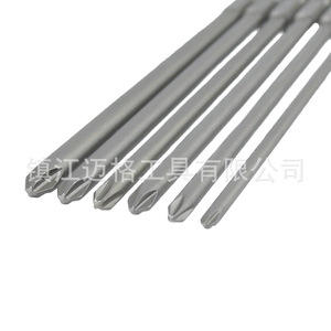 S2 Material Phillips <b>Screwdriver</b> <b>Bit</b> <b>Set</b> 150mm 100mm 75mm Long Silver Finish - Product Image 4