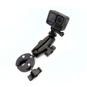 Soporte de garra de cangrejo de doble cabezal con clip fuerte para cámaras de acción GoPro/Insta360, para palo selfie y para motociclismo - Product Image 4