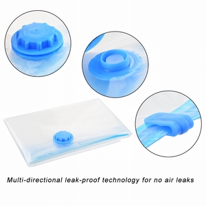 Organizador grande para el hogar, organizador de ropa transparente con sello comprimido, bolsa de ahorro de espacio para viaje, práctico, bolsas de almacenamiento al vacío - Product Image 5