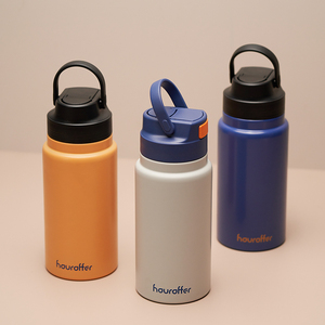 Botella de agua personalizada de acero inoxidable con etiqueta privada con tapa a prueba de fugas Vaso Premium - Product Image 1