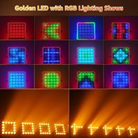 Lampu LED RGB Pixel Matrix 5*5 DMX512 25 Mata Efek Strobo Moving Head Lighting DJ Panggung Pernikahan Acara Pencahayaan Latar Belakang Wall Washer