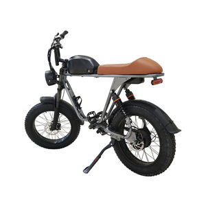 Vélo de montagne tout-terrain à pneus larges de 20 pouces avec batterie au lithium 48V 750-1000W haute puissance 60KM Vélo électrique - Product Image 3