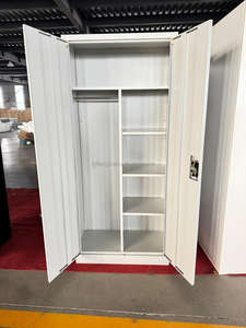 מודרני 2 דלתות פלדה קובץ פלדה נדנדה דלת מתכת משרד ריהוט ארון לשימוש בבית הספר - Product Image 5