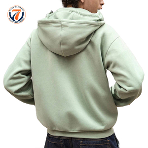 高品质定制男士印花厚重连帽衫，带滑雪面罩巴拉克拉瓦，超大号全拉链连帽衫运动衫，适合男士 - Product Image 4