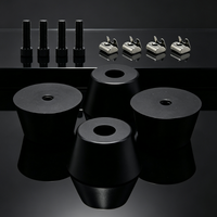 Accessoires pour simulateur de mouvement 4/6 axes : Roue pivotante et pied de nivellement avec plaque de connexion pour assemblage de cadre de cockpit en aluminium