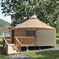 Yurt mongol en toile quatre saisons à quatre couches, type tube, étanche, >3000mm, installation facile, 9-30m FZJ FZ-Z718