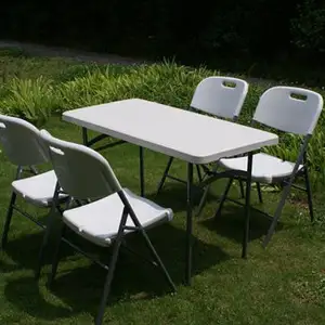 122cm 4ft Hot sale Good Quality Cheap price plastic Folding Table picnic mesa plegable for events