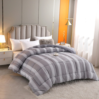 Couette de luxe King Size motif imprimé polyester rembourrage pour maison ou hôtel literie à vendre