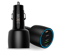 Charger Mobil USB-C PD100W Pengisian Cepat Berkualitas Tinggi untuk Ponsel PD3.0 QC3.0